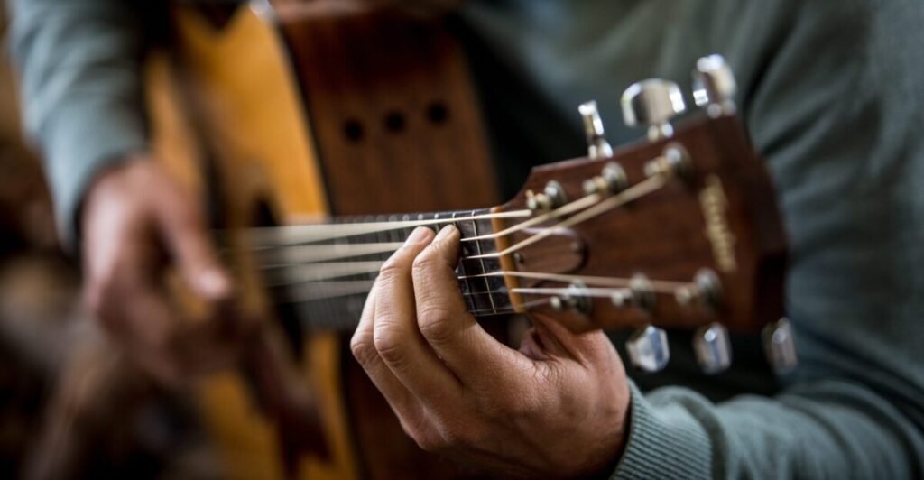 A musician in Canandaigua, NY