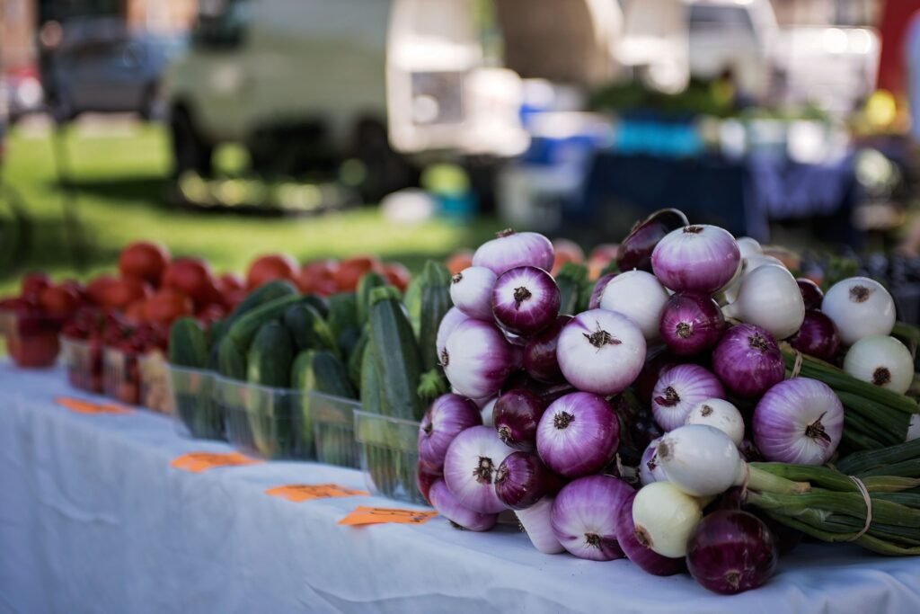 Produce at the Canandaigua Farmers Market